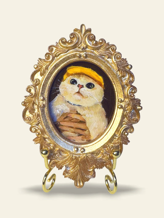 Baroque Oval Pet Portrait