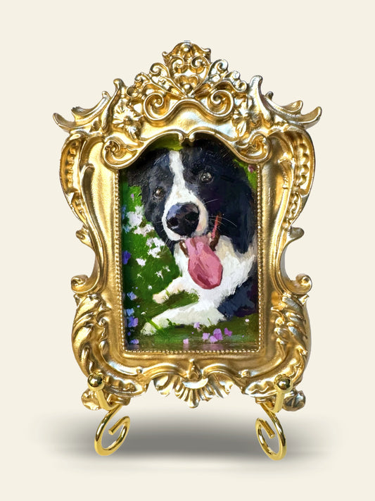 Throne Framed Pet Portrait