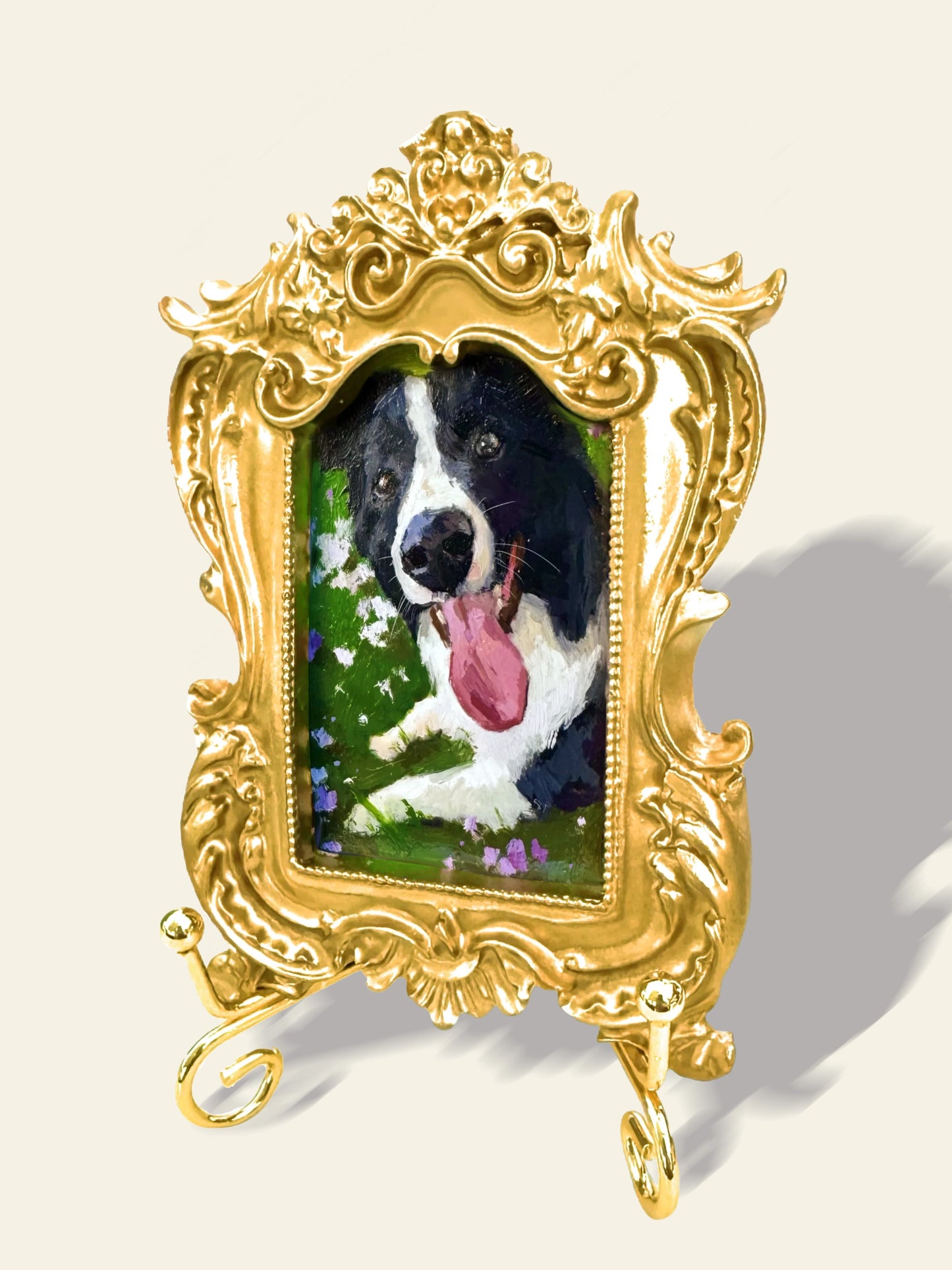Throne Framed Pet Portrait