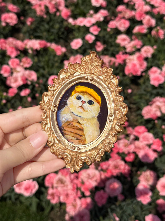 Baroque Oval Pet Portrait