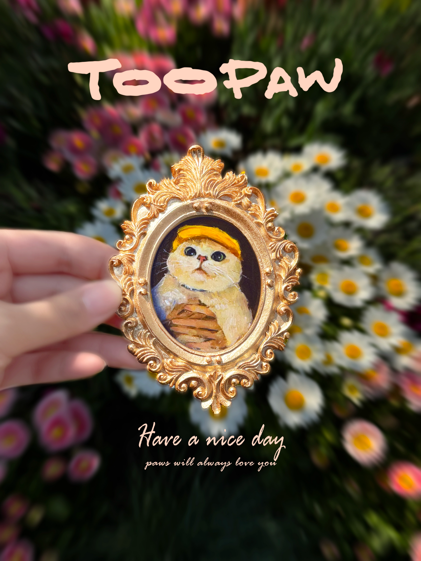 Baroque Oval Pet Portrait