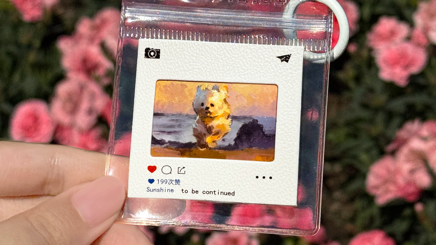 PVC Protected Reversible Pet Portrait