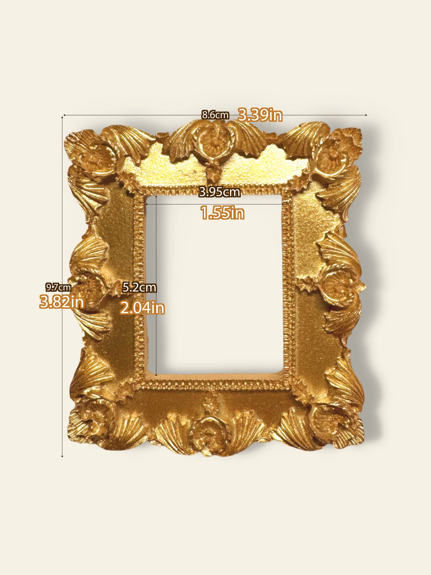 Rectangular Baroque Pet Portrait
