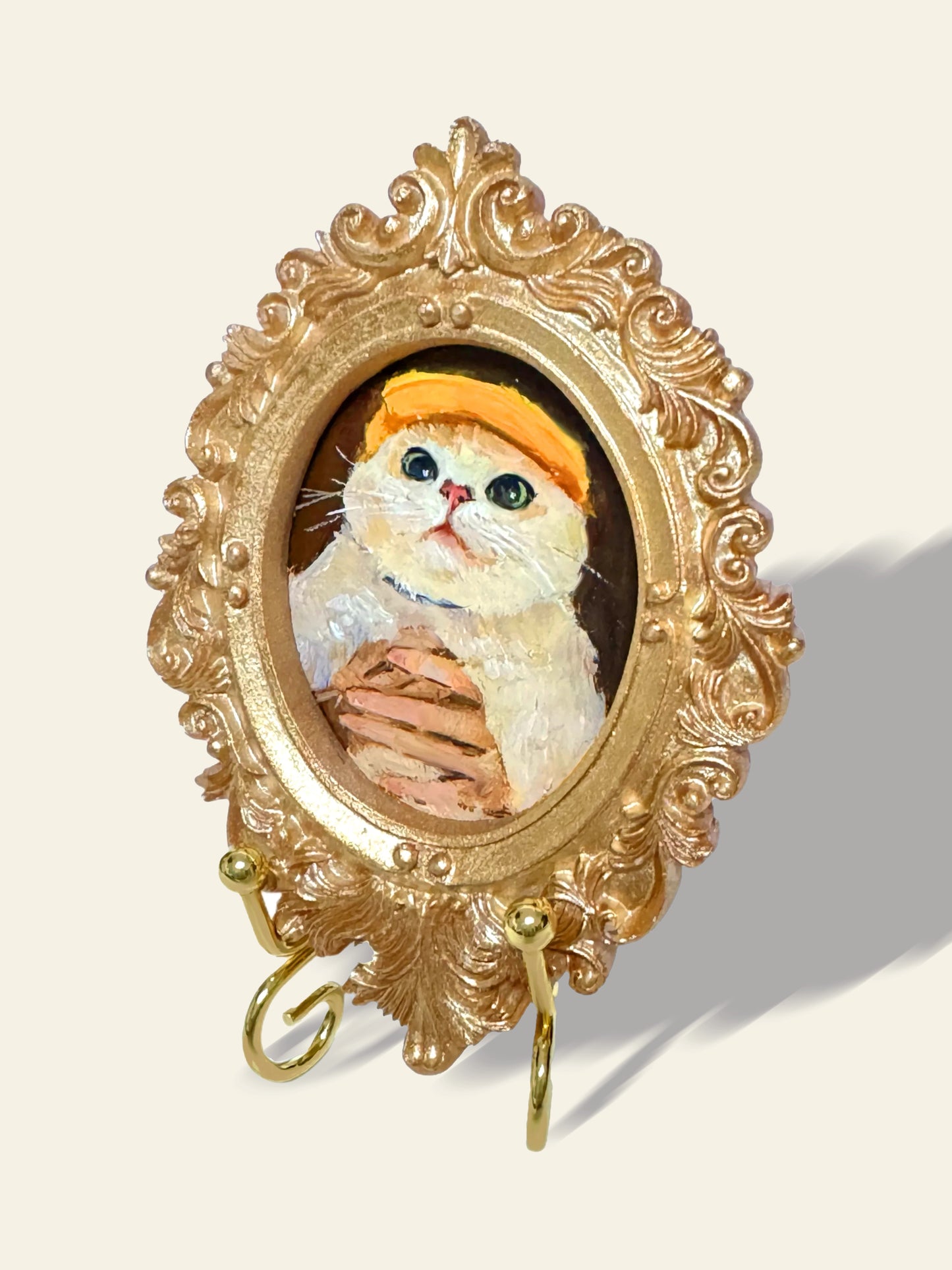 Baroque Oval Pet Portrait
