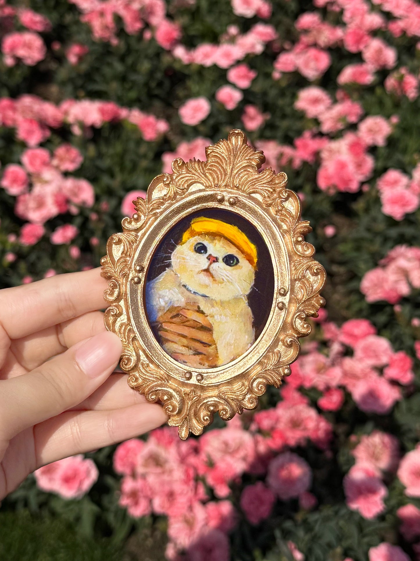 Baroque Oval Pet Portrait