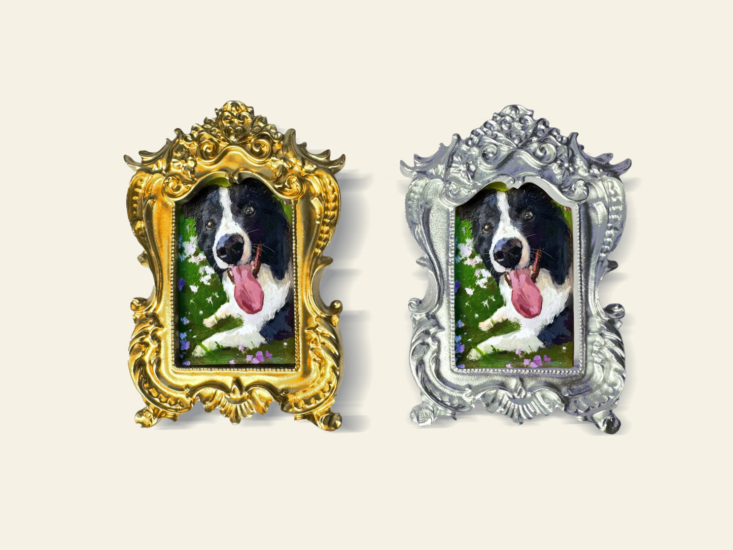 Throne Framed Pet Portrait