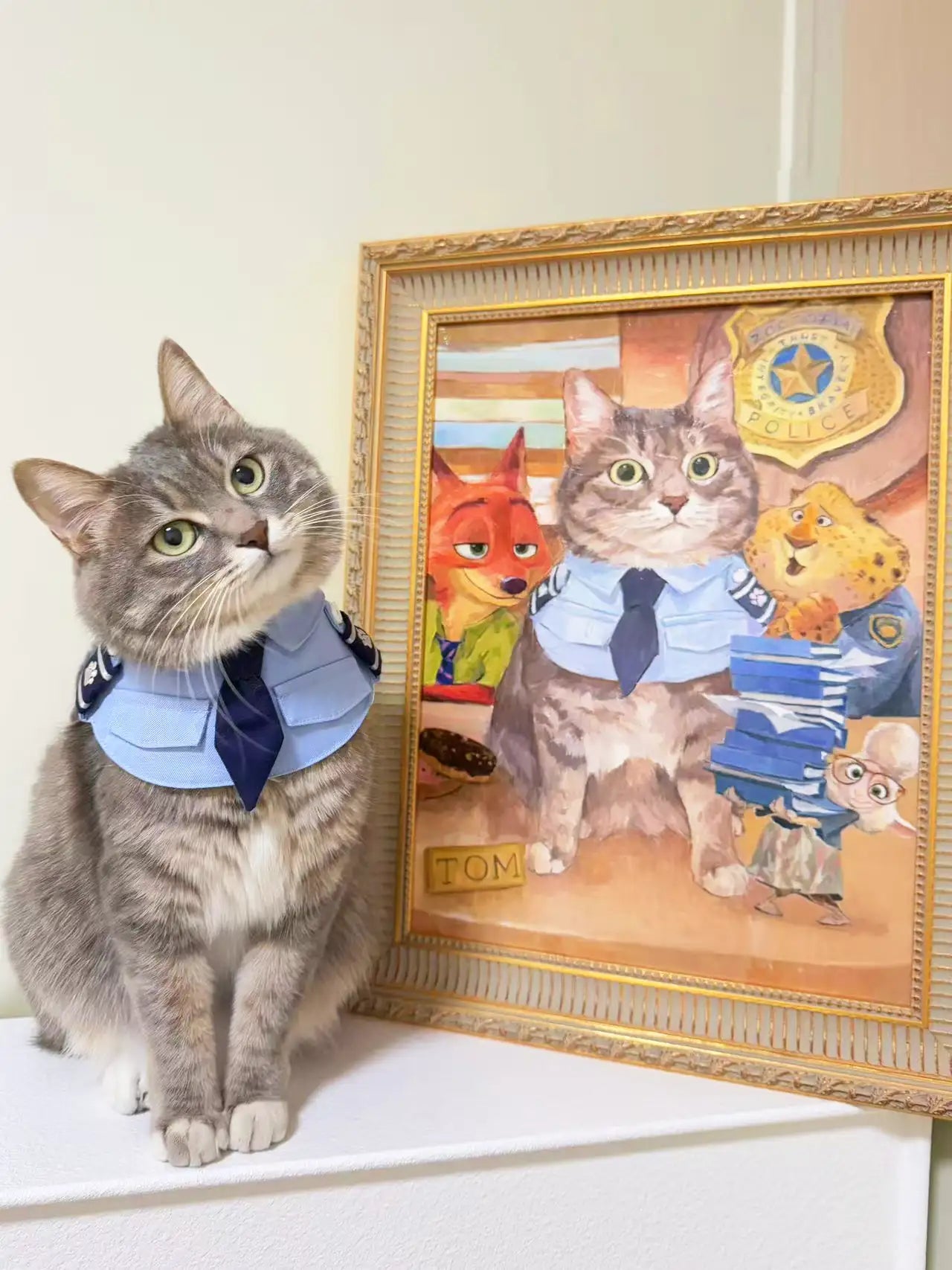 Hand-Painted Memory Pet Portrait