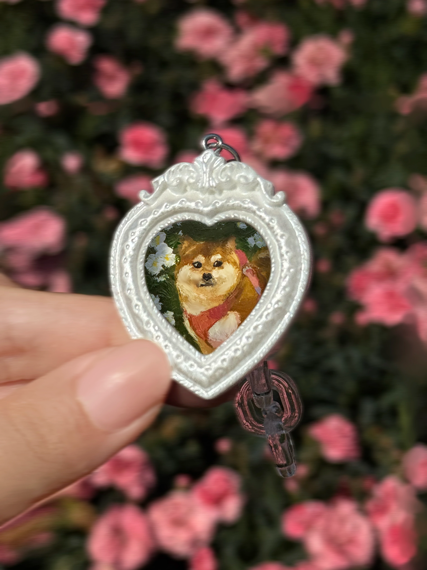 Heartfelt Pet Memorial Keychain