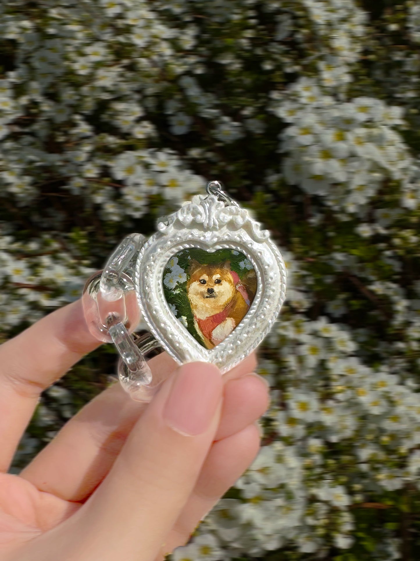 Heartfelt Pet Memorial Keychain